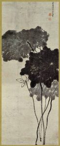 八大山人「墨荷圖」