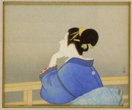 上村松園「待月」