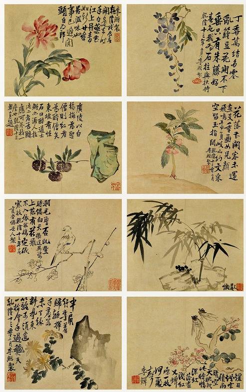 李鱓「花鳥草蟲」