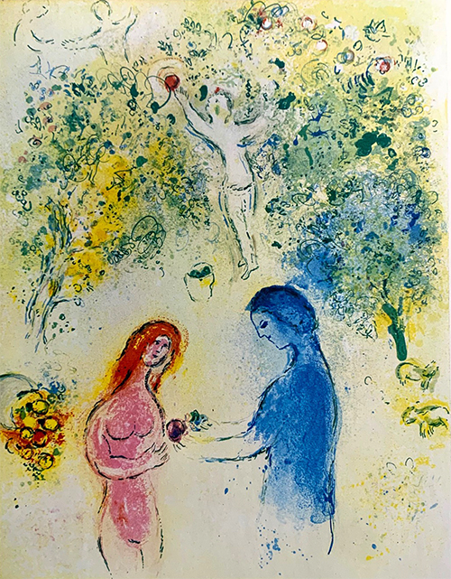 <span class="tw-text-xs tw-font-semibold">マルク・シャガール</span><span class="tw-text-sm tw-font-semibold">「DAPHNIS AND CHLOE - FRONTISPIECE」</span>