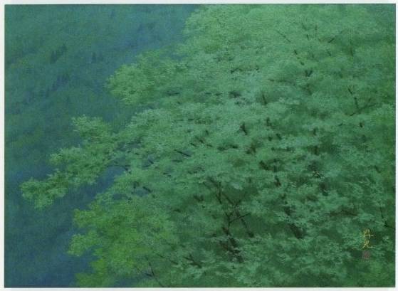 濱田昇児「緑樹」