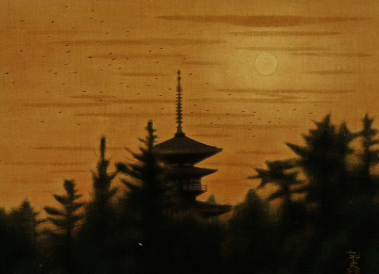 平山郁夫「薬師寺の朝」