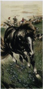 黄冑「帰牧図」