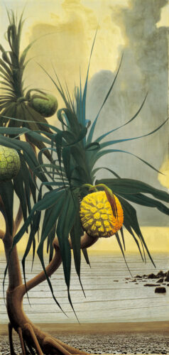 田中一村『アダンの海辺』