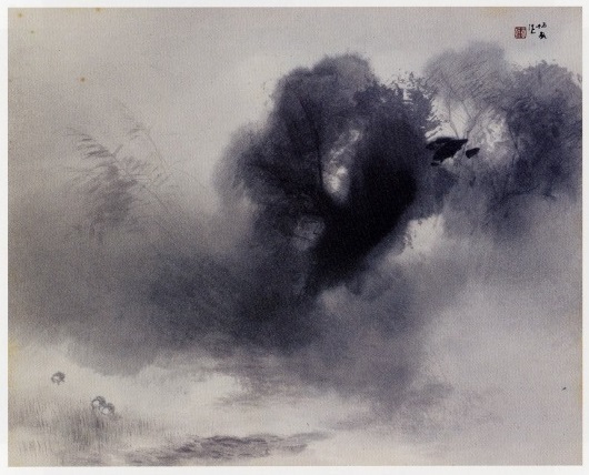 <span class="tw-text-xs tw-font-semibold">竹内栖鳳</span><span class="tw-text-sm tw-font-semibold">「梅雨挿袂」</span>