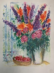 シャガール「THE LARGE BOUQUET」
