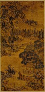 文徴明「桃源訪友」