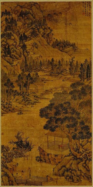 <span class="tw-text-xs tw-font-semibold">文徴明</span><span class="tw-text-sm tw-font-semibold">「桃源訪友」</span>
