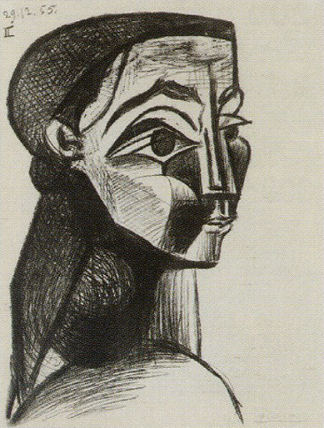 <span class="tw-text-xs tw-font-semibold">パブロ・ピカソ</span><span class="tw-text-sm tw-font-semibold">「女の肖像Ⅱ」</span>