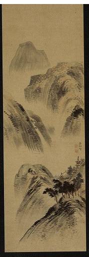 <span class="tw-text-xs tw-font-semibold">桑山玉洲</span><span class="tw-text-sm tw-font-semibold">「山水図」</span>