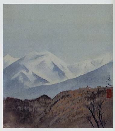 奥村土牛「富士」リトグラフ :: 絵画買取・販売 - シバヤマ