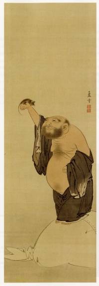 <span class="tw-text-xs tw-font-semibold">長沢蘆雪</span><span class="tw-text-sm tw-font-semibold">「布袋図」</span>