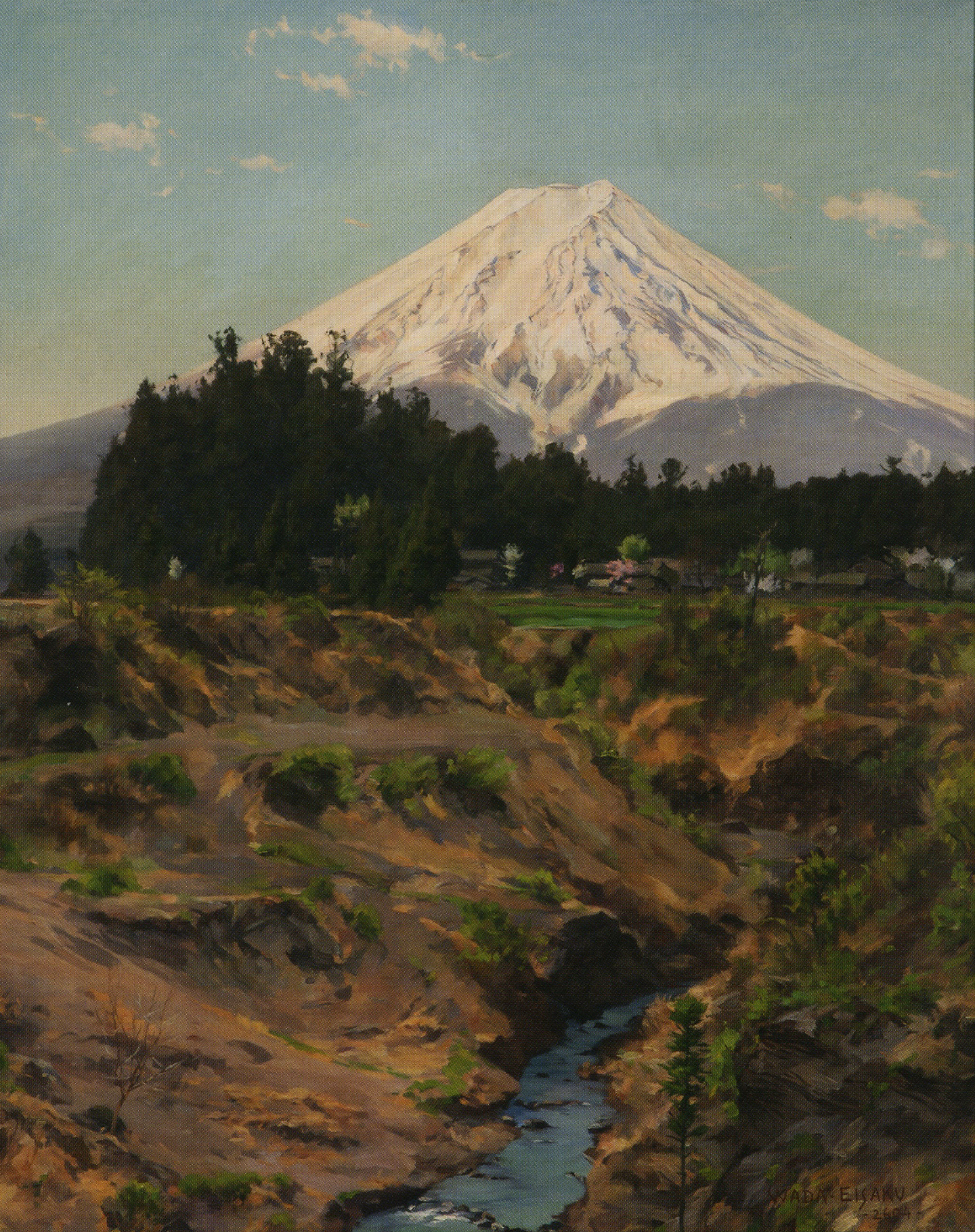 <span class="tw-text-xs tw-font-semibold">和田英作</span><span class="tw-text-sm tw-font-semibold">「富士山」</span>