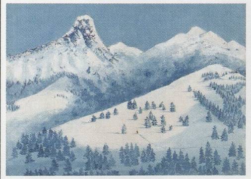 海老原喜之助「雪景」