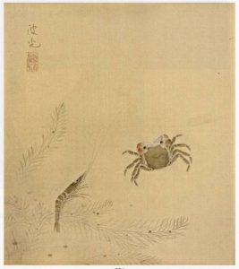 入江波光「蟹」