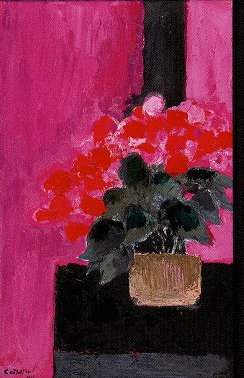 <span class="tw-text-xs tw-font-semibold">ベルナール・カトラン</span><span class="tw-text-sm tw-font-semibold">「テーブルの上の花」</span>
