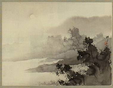 <span class="tw-text-xs tw-font-semibold">松林桂月</span><span class="tw-text-sm tw-font-semibold">「月夜山水」</span>