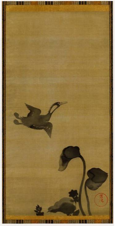 <span class="tw-text-xs tw-font-semibold">尾形光琳</span><span class="tw-text-sm tw-font-semibold">「都鳥の画」</span>