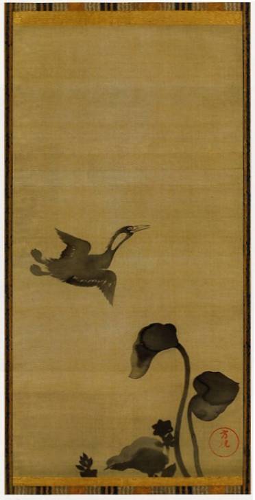 尾形光琳「都鳥の画」