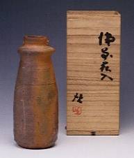 <span class="tw-text-xs tw-font-semibold">藤原啓</span><span class="tw-text-sm tw-font-semibold">「備前花入」</span>