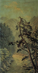 川上冬崖 『風景』 東京国立博物館 蔵