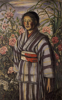 薔薇と少女（東京国立近代美術館）