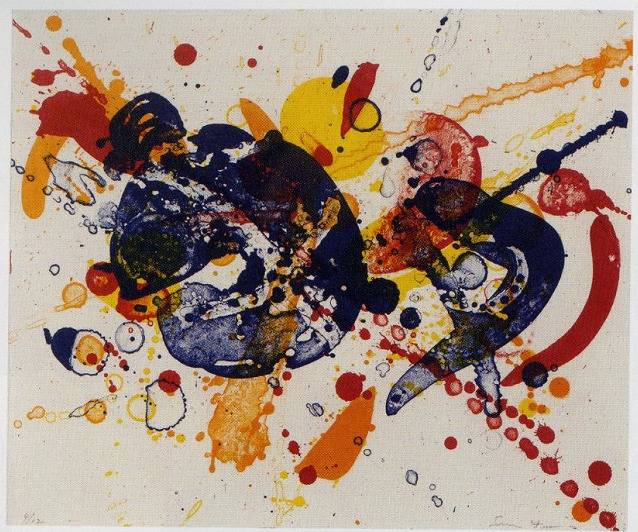 即日発送】 サムフランシス Sam Francis オフセット作品 1990 asakusa 