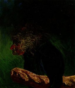 鴨居玲「パン」