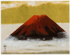 郷倉和子、【静韻】、希少な額装用画集より、新品額装付、状態良好