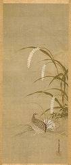 <span class="tw-text-xs tw-font-semibold">土佐光起</span><span class="tw-text-sm tw-font-semibold">「粟鶉」</span>