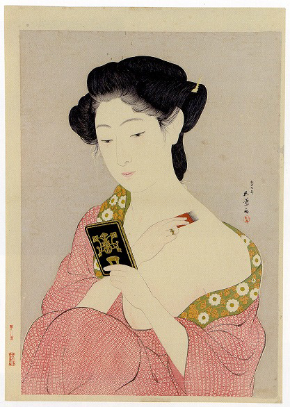 <span class="tw-text-xs tw-font-semibold">橋口五葉</span><span class="tw-text-sm tw-font-semibold">「化粧」</span>