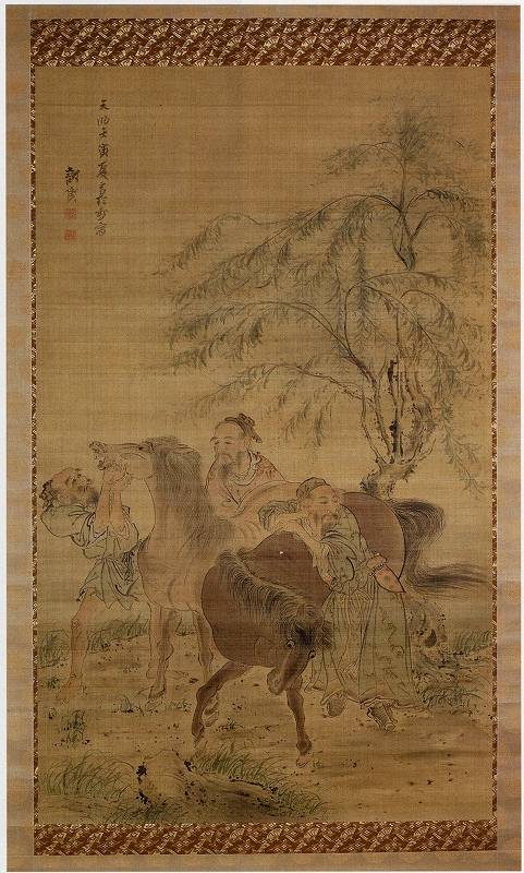 <span class="tw-text-xs tw-font-semibold">与謝蕪村</span><span class="tw-text-sm tw-font-semibold">「伯楽図」</span>