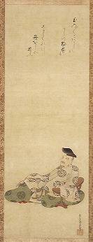 <span class="tw-text-xs tw-font-semibold">土佐光起</span><span class="tw-text-sm tw-font-semibold">「柿本人麿像」</span>