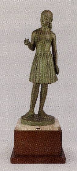 <span class="tw-text-xs tw-font-semibold">舟越保武</span><span class="tw-text-sm tw-font-semibold">「花を持つ少女」</span>