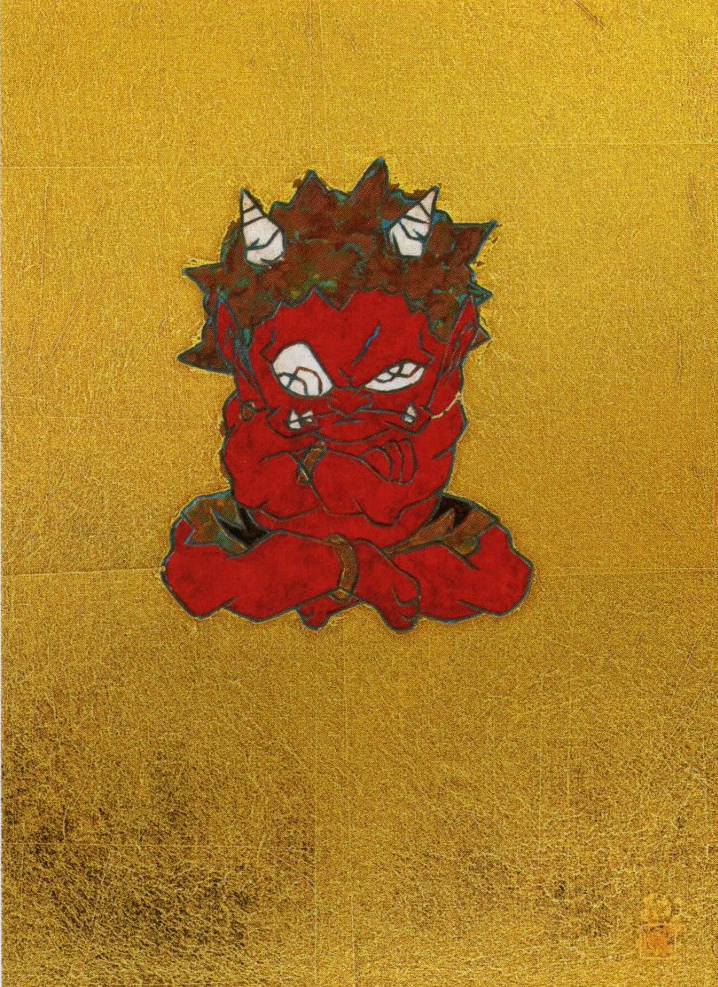 瀧下和之「桃太郎図 笑うと負けと」