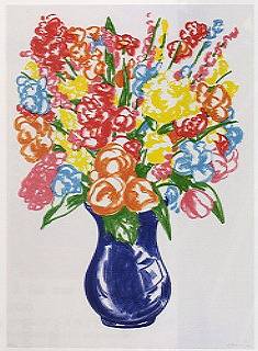 <span class="tw-text-xs tw-font-semibold">ジェフ・クーンズ</span><span class="tw-text-sm tw-font-semibold">「Flowers」</span>