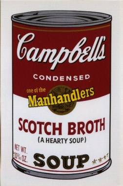 <span class="tw-text-xs tw-font-semibold">アンディ・ウォーホル</span><span class="tw-text-sm tw-font-semibold">「『Campbell's Soup II』より」</span>