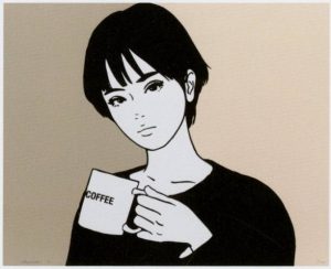 KYNE Untitled 可愛らしかっ C シルクスクリーン 額装済み
