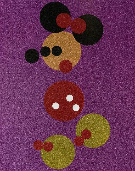<span class="tw-text-xs tw-font-semibold">ダミアン・ハースト</span><span class="tw-text-sm tw-font-semibold">「Minnie(Pink Glitter)」</span>