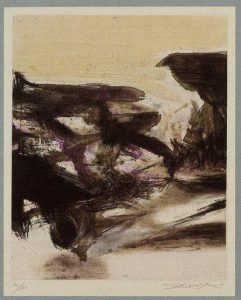 ザオ・ウーキー（趙無極、Zao Wou-Ki）「「Canto Pisan」より」