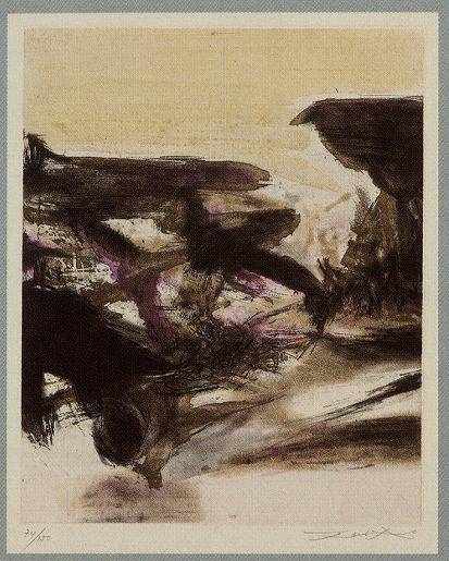 <span class="tw-text-xs tw-font-semibold">ザオ・ウーキー（趙無極、Zao Wou-Ki）</span><span class="tw-text-sm tw-font-semibold">「「Canto Pisan」より」</span>