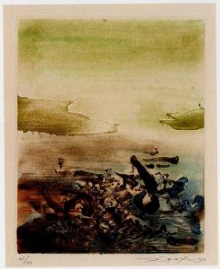 ザオ・ウーキー（趙無極、Zao Wou-Ki）「無題」