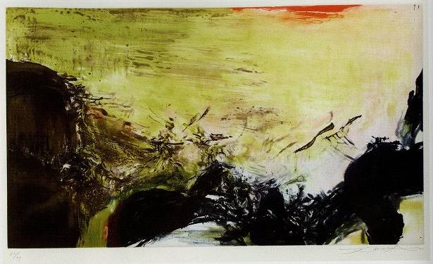 <span class="tw-text-xs tw-font-semibold">ザオ・ウーキー（趙無極、Zao Wou-Ki）</span><span class="tw-text-sm tw-font-semibold">「作品」</span>