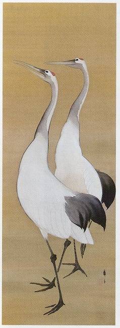 <span class="tw-text-xs tw-font-semibold">都路華香</span><span class="tw-text-sm tw-font-semibold">「鳴鶴圖」</span>