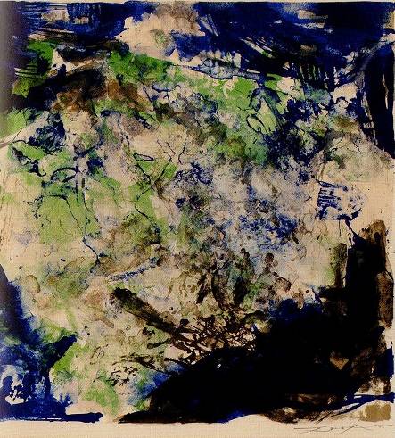 <span class="tw-text-xs tw-font-semibold">ザオ・ウーキー（趙無極、Zao Wou-Ki）</span><span class="tw-text-sm tw-font-semibold">「Composition」</span>