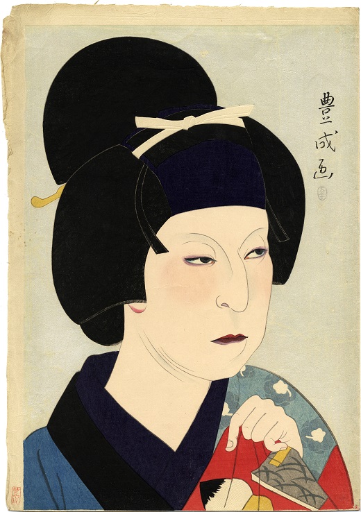 <span class="tw-text-xs tw-font-semibold">山村耕花</span><span class="tw-text-sm tw-font-semibold">「梨園の華 五世中村歌右衛門のおわさ」</span>