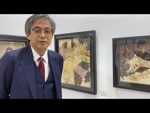 沖綾乃さんの紹介・なんて素敵な画家？！・アートフェア東京