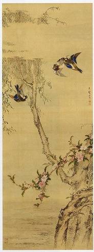 <span class="tw-text-xs tw-font-semibold">宋紫石</span><span class="tw-text-sm tw-font-semibold">「柳に白頭翁」</span>