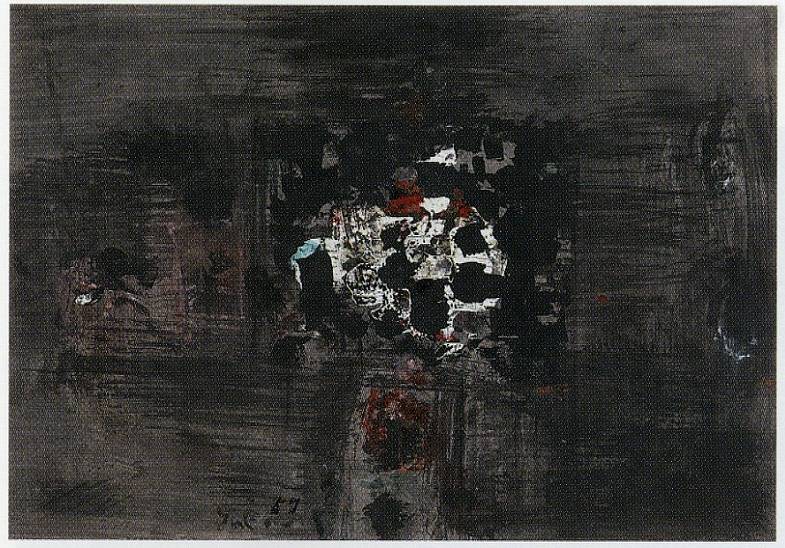 <span class="tw-text-xs tw-font-semibold">猪熊弦一郎</span><span class="tw-text-sm tw-font-semibold">「作品」</span>