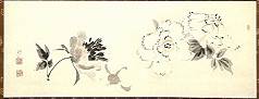 <span class="tw-text-xs tw-font-semibold">田中訥言</span><span class="tw-text-sm tw-font-semibold">「牡丹折枝図」</span>